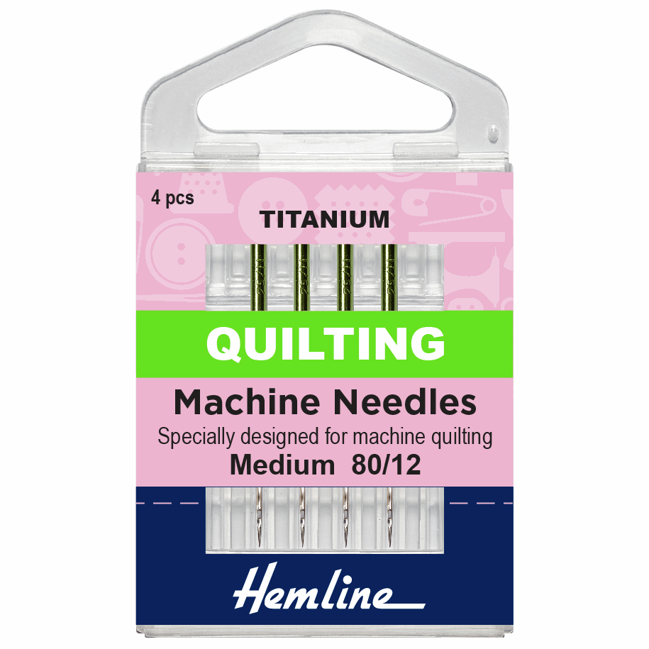 H106.T Quilting Size 80/12 Titanium Sewing Machine Needle